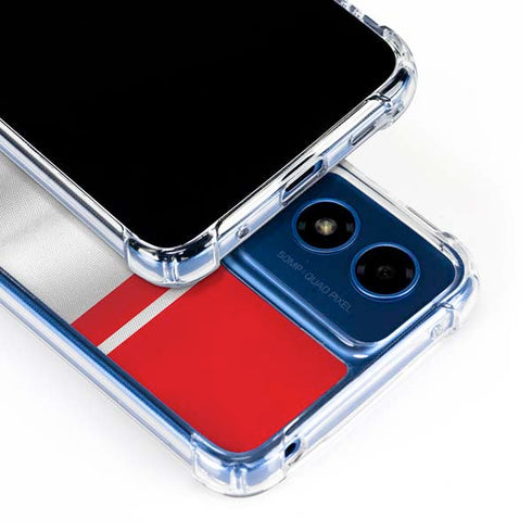 Morocco Soccer Flag Moto G 5G (2024) Clear Case